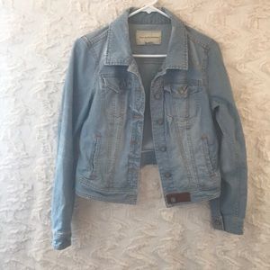 Anthropologie Light Blue Jean Jacket